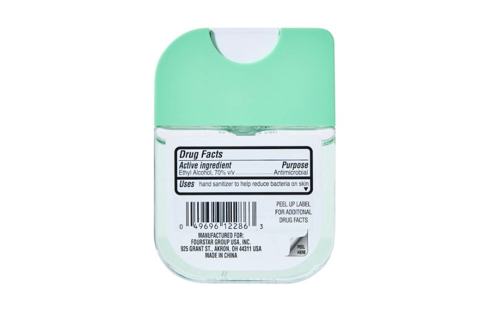 Moisturizing Cucumber Scented Hand Sanitizer  1.15 Oz