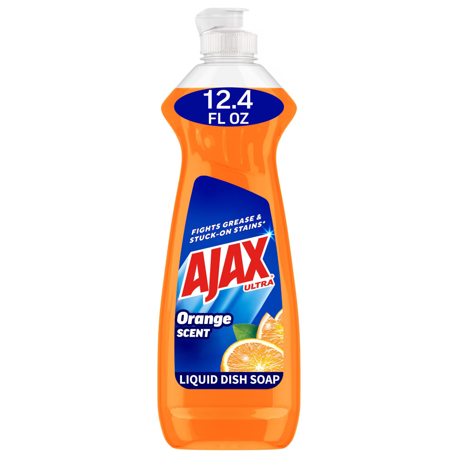 Ajax Triple-Action Orange Dish Liquid, 12.4 oz. Bottle
