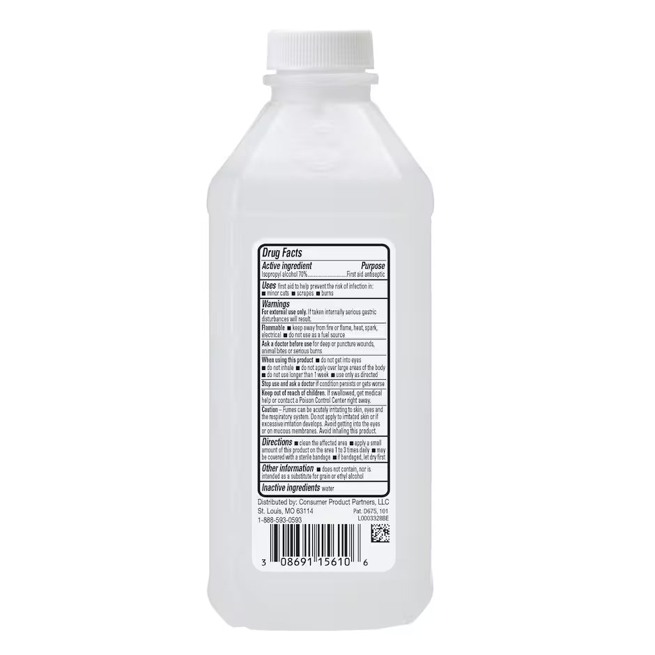 Swan 70% Isopropyl Rubbing Alcohol, 16 OZ.