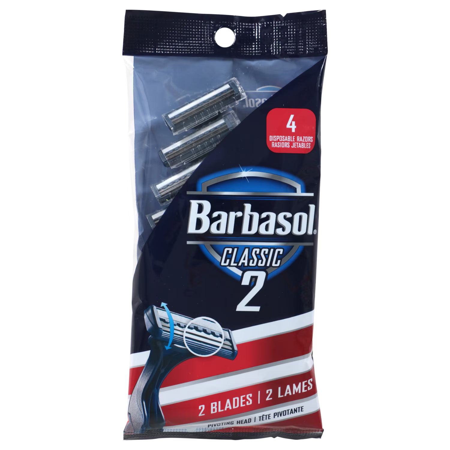 Barbasol Classic 2 Razors, 4-ct. Pack