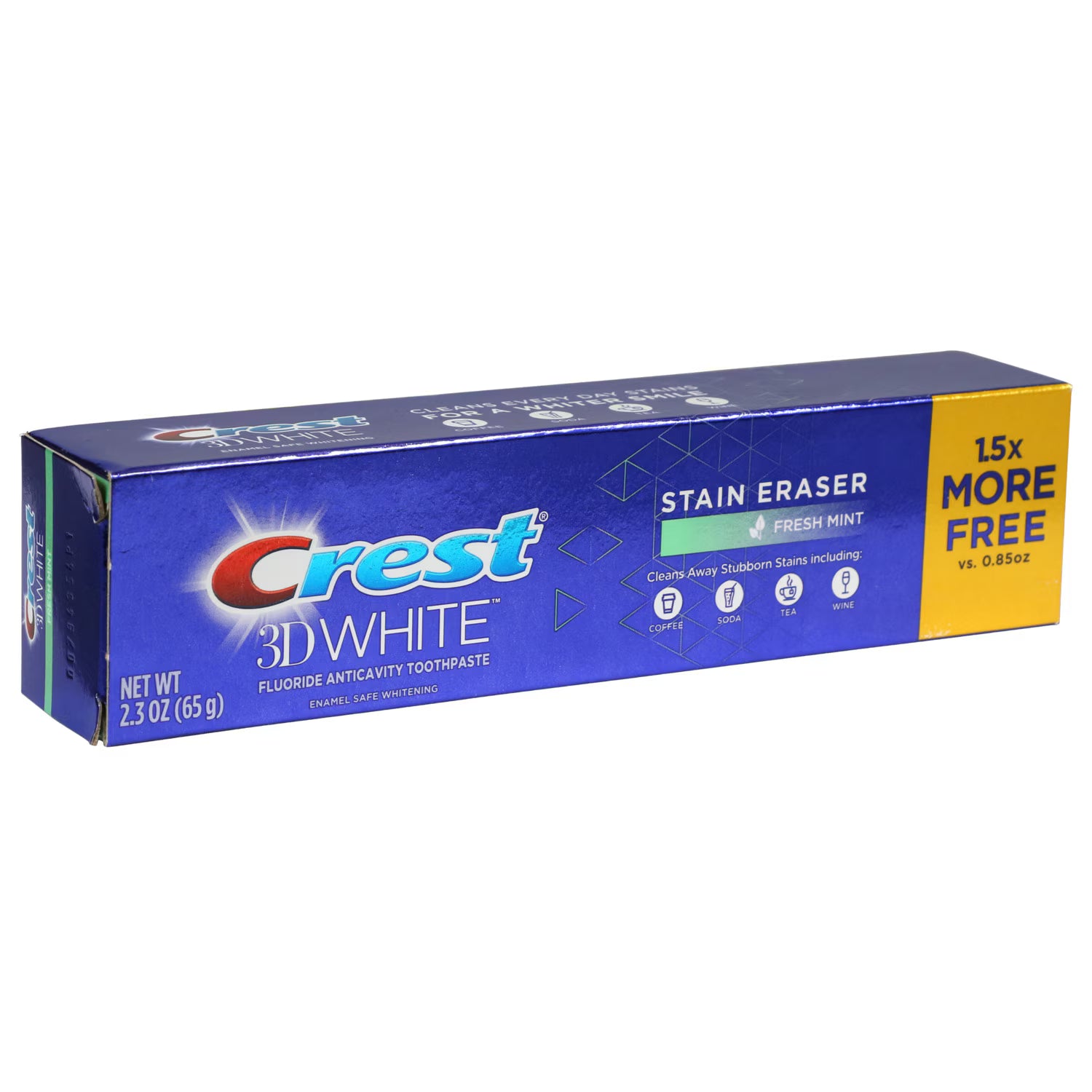 Crest 3D White Fluoride Anticavity Toothpaste, 2.3 oz. product