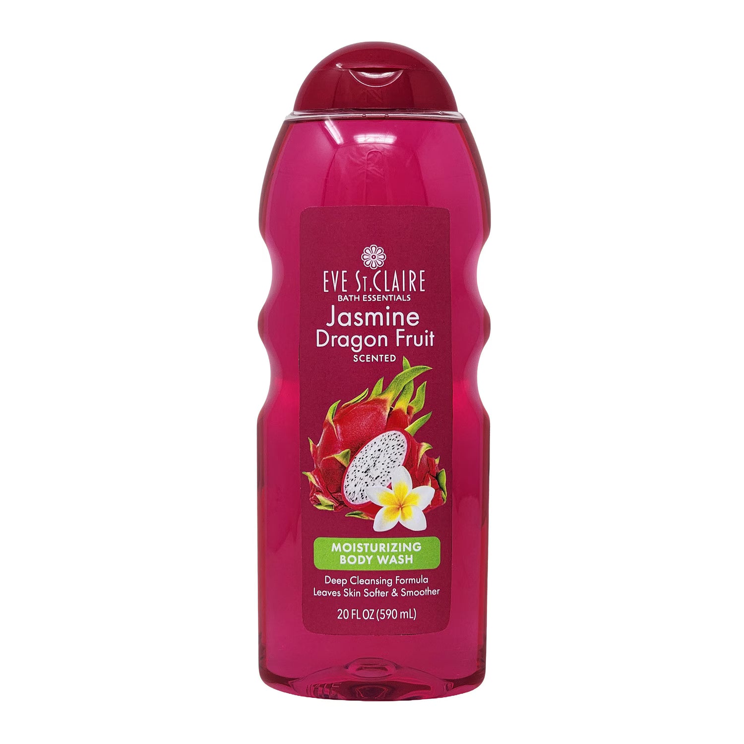 Eve St. Claire Jasmine Dragon Fruit Scented Body Wash, 20 Oz