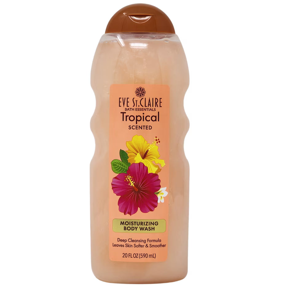 Eves St. Claire Bath Essentials Tropical Scented Moisturizing Body Wash, 20 Oz