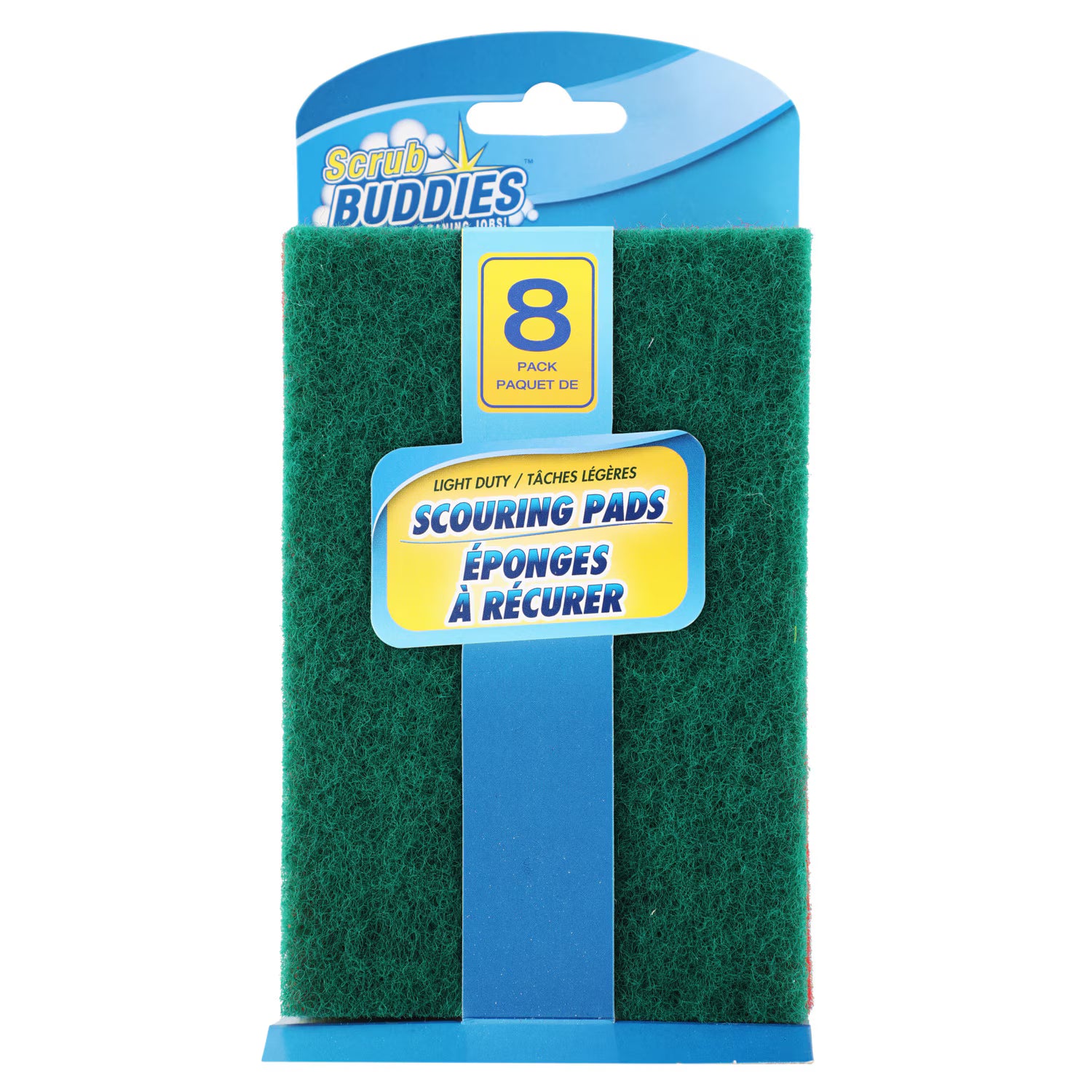 Light Duty Scouring Pads, 8-ct. Packs