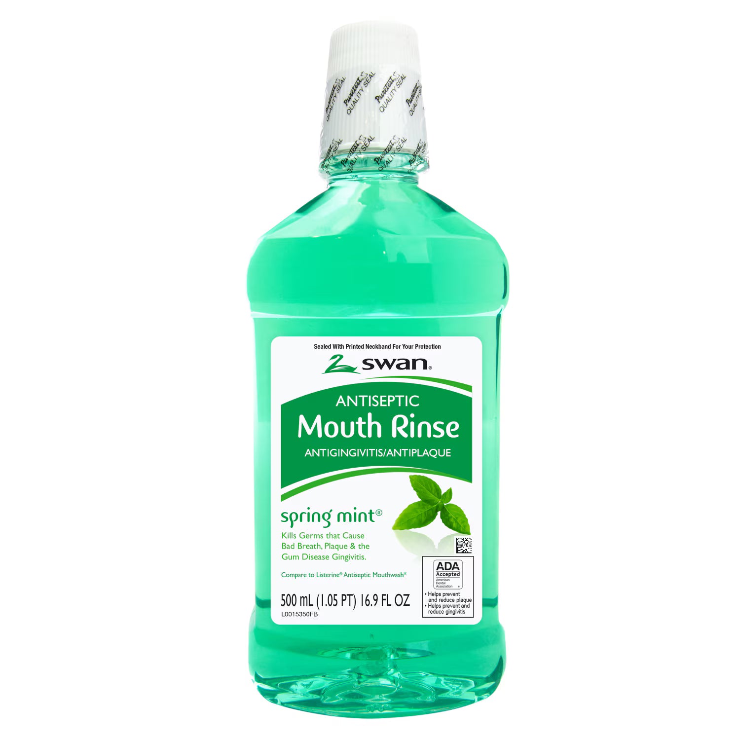 Spring Mint Antiseptic Mouth Rinse, 16.9-oz. Bottles