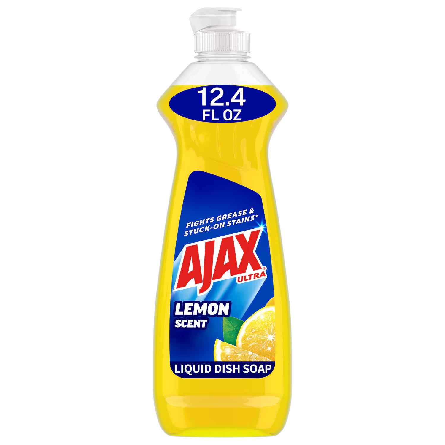 Ajax Super Degreaser Lemon Scented Dish Soap, 12.4 oz. Bottle