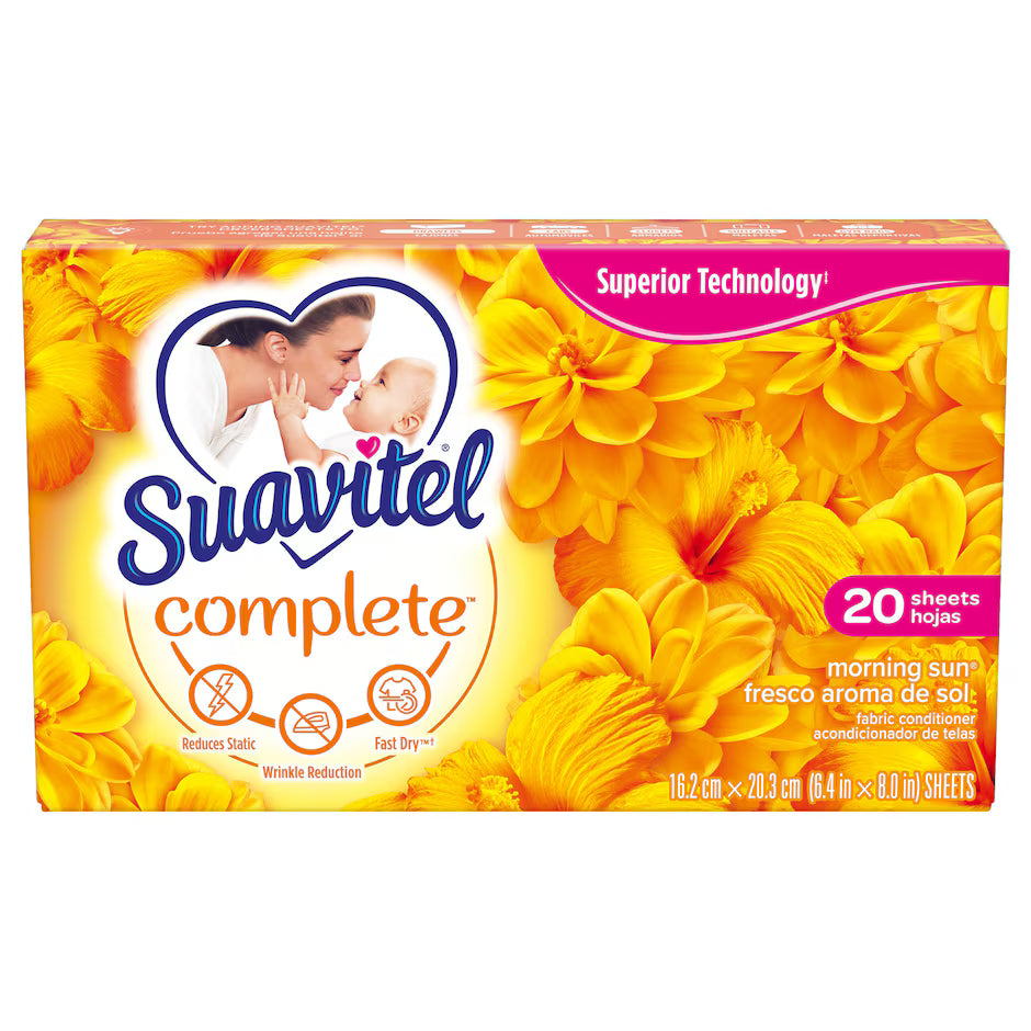 Suavitel Morning Sun Dryer Sheets, 20-ct